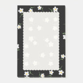 Midnight Daisy Bloemige Plakbriefjes | Schattige B Post-it® Notes (Voorkant)