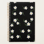 Midnight Daisy Dagelijkse Planner | Elegante Bloem (Voorkant)