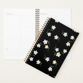 Midnight Daisy Dagelijkse Planner | Elegante Bloem
