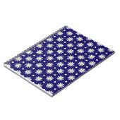 Midnight Daisy Spiral Notebook Notitieboek (Linkerzijde)