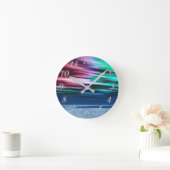 Midnight Dawn Clock Ronde Klok (Huis)