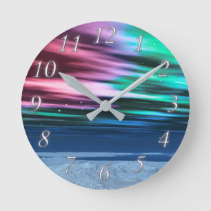 Midnight Dawn Clock Ronde Klok