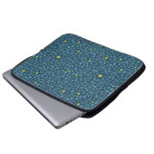 Midnight Ditsy Florals Laptop Sleeve (Voorkant onderkant)