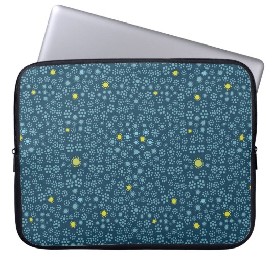Midnight Ditsy Florals Laptop Sleeve (Voorkant)