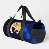 Midnight Dragon Minimalist Initialen terug naar sc Plunjezak (Rechterhoek)