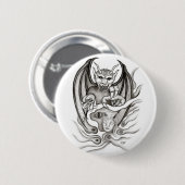 Midnight Dream - Devils Ronde Button 5,7 Cm (Voorkant /achterkant)