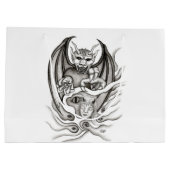 Midnight Dream - duivels in Tattoo-stijl Groot Cadeauzakje (Achterkant)