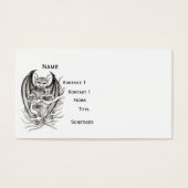 Midnight Dream - duivels in Tattoo-stijl Visitekaartjes (Voorkant)