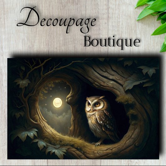 Midnight Dreamer Decoupage Tissuepapier