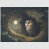 Midnight Dreamer Uil Decoupage Tissuepapier (Voorkant)