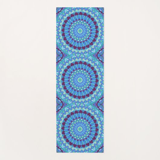 Midnight Dreams Mandala Yoga Mat (Voorkant)