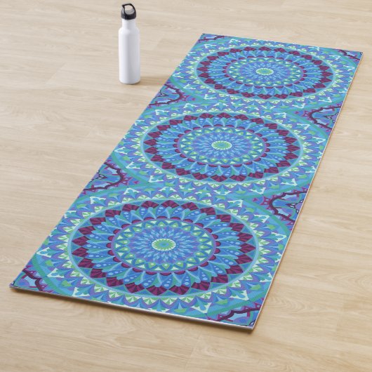 Midnight Dreams Mandala Yoga Mat (In situ)