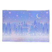 Midnight Eenhoorn Prinses Frozen Lake Sweet Dreams Kussensloop (Achterkant)