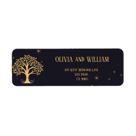 Midnight Elegance: Donkerblauwe bruiloft Etiket