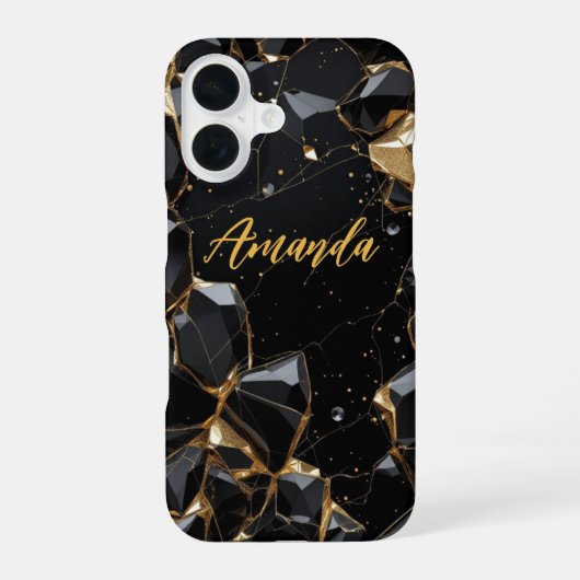 Midnight Elegance iPhone 16 Hoesje (Achterkant)