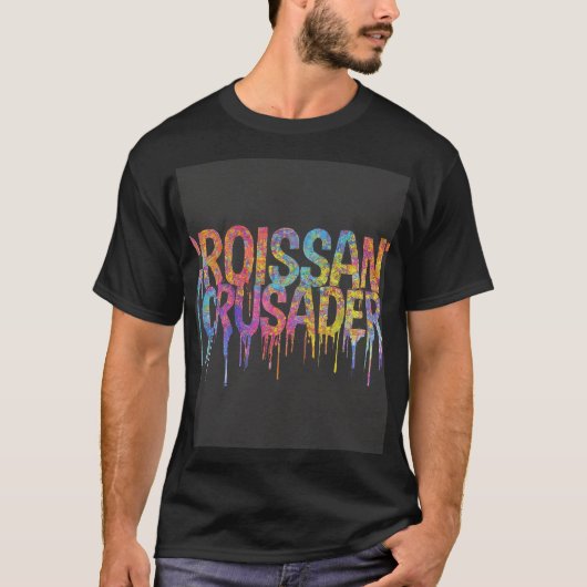 "Midnight Elegance: Mannen T-shirt (Voorkant)
