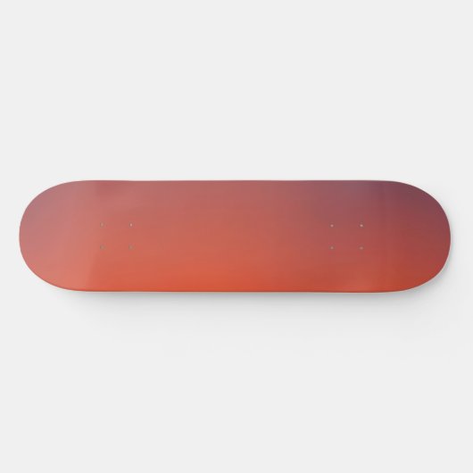 Midnight Ember Gradient Persoonlijk Skateboard (Horizontaal)