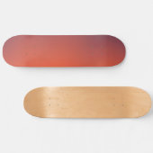 Midnight Ember Gradient Persoonlijk Skateboard (Horizontaal)