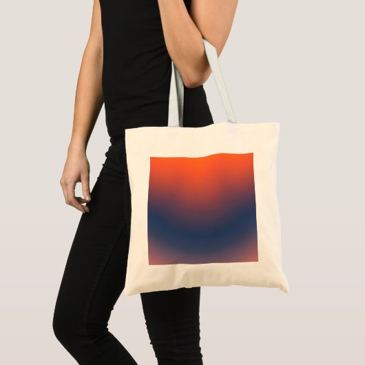 Midnight Ember Gradient Tote Bag (Voorkant (product))