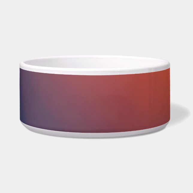Midnight Ember Gradient Voerbakje (Voorkant)