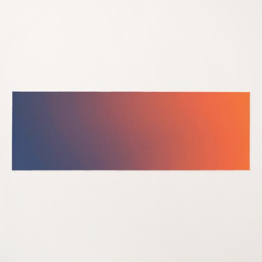 Midnight Ember Gradient Yogamat (Voorkant (horizontaal))