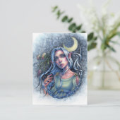Midnight Enchantress Briefkaart (Staand voorkant)