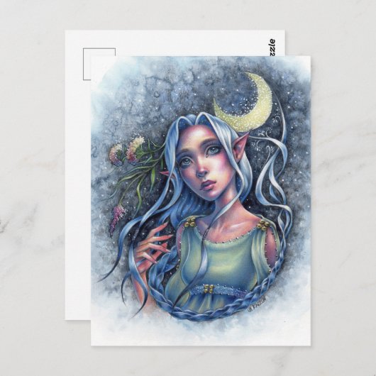 Midnight Enchantress Briefkaart (Voorkant / Achterkant)