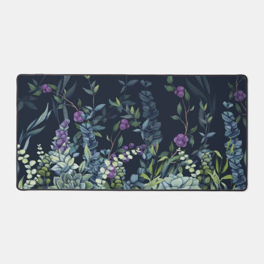 Midnight Eucalyptus Garden Bureaumat (Voorkant)