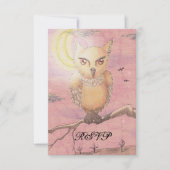 Midnight Eyes Cute Owl RSVP Gothic Gothic (Voorkant)