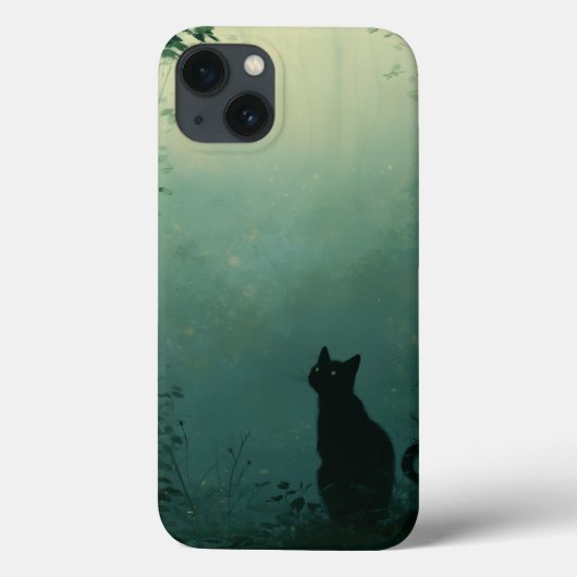 Midnight Familiar – Fantasy Art with Cat Case-Mate iPhone Case (Achterkant)