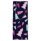 Midnight Feestelijke Wijn Gift Bag Wijn Cadeautas (Achterkant)