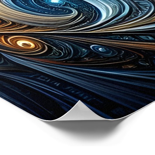 Midnight Feline Elegance Poster (Hoek)