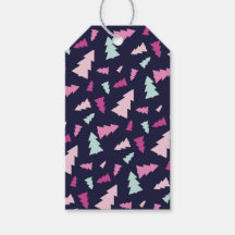 Midnight Festive Forest Gift Label