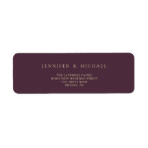 Midnight Fig & Champagne Trouwadres maaien
