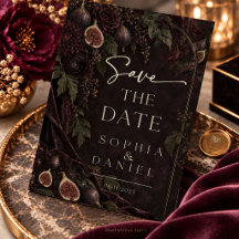 Midnight Fig Moody Botanical Save the Date