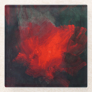 Midnight Fire-Onderzetter Glazen Onderzetter