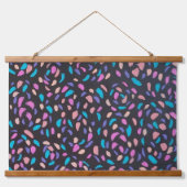 Midnight Flight Colorful Print Hangend Wandkleed (Voorkant)