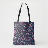 Midnight Flight Colorful Print Tote Bag (Voorkant)