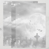 Midnight Flight Gothic Cemetery Notitieboek (Voorkant / Achterkant)