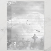 Midnight Flight Gothic Cemetery Notitieboek (Voorkant)