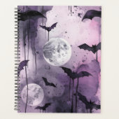Midnight Flight Gothic Planner | Velvet Chaos Cove (Voorkant)
