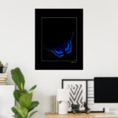 Midnight Flight Poster (Thuiskantoor)