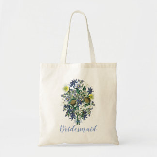 Midnight Floral  Botanical Custom Tas