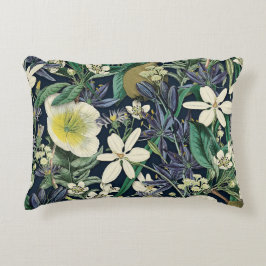 Midnight Floral  Botanisch Accent Kussen