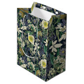 Midnight Floral  Botanisch inpakpapier Medium Cadeauzakje (Voorkant Gekanteld)