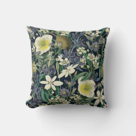 Midnight Floral  Botanisch Sierkussen