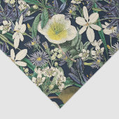 Midnight Floral  Botanisch Weefselpapier Tissuepapier (Detail)