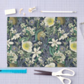 Midnight Floral  Botanisch Weefselpapier Tissuepapier (Craft)