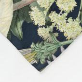 Midnight Floral  Botanische Fleece Deken (Hoek)