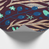 Midnight Floral Cadeaupapier (Hoek)